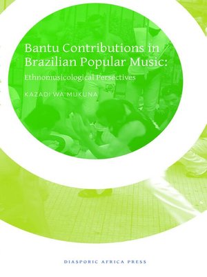 cover image of Bantu Contribution in Brazilian Popular Music